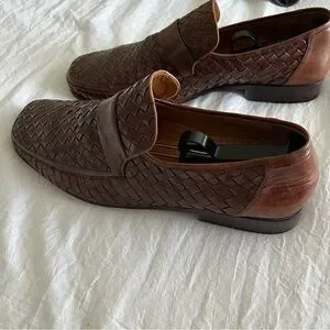 Magnanni | Shoes | Magnanni Mens Woven Leather Loafer 5 D  display picture 1